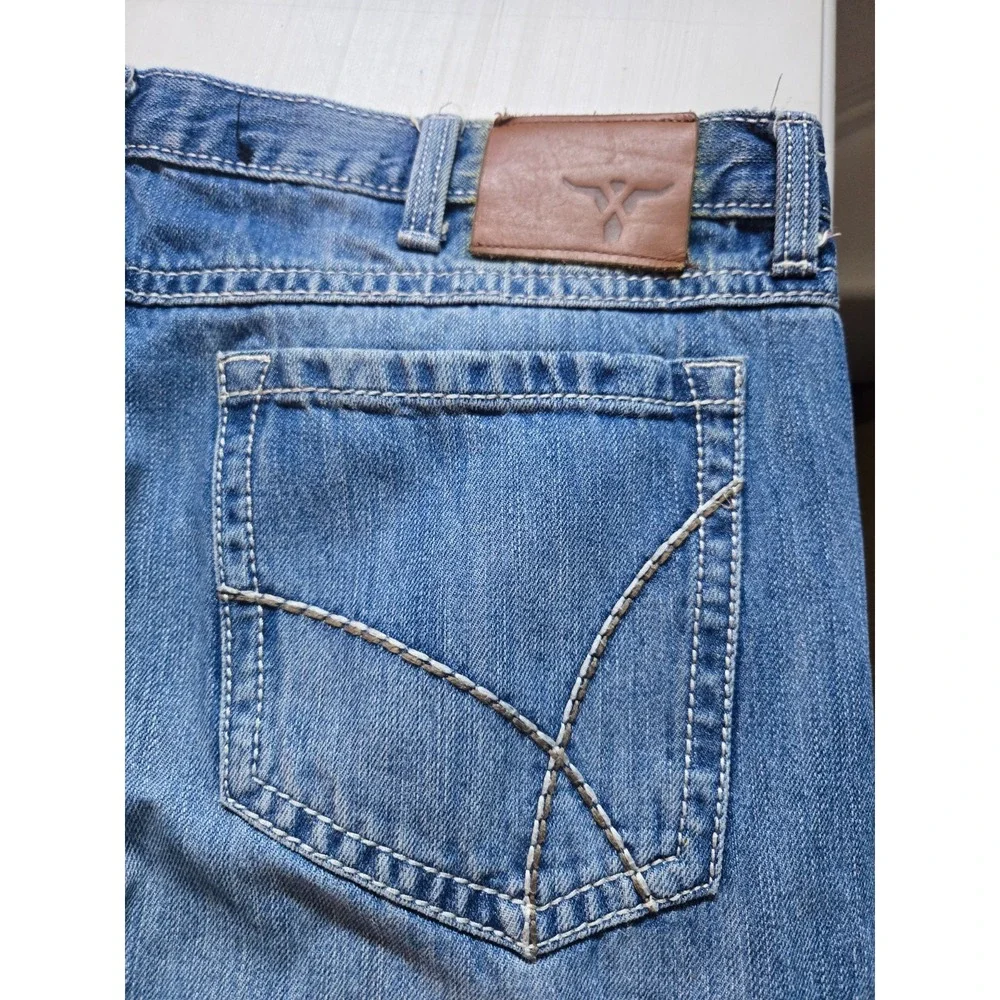 Wrangler 20X Mens Jeans 40x34 Blue‎ Denim Straight Leg Casual Workwear
